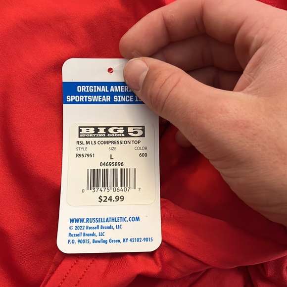 Red Compression Longsleeve - Picture 3 of 3